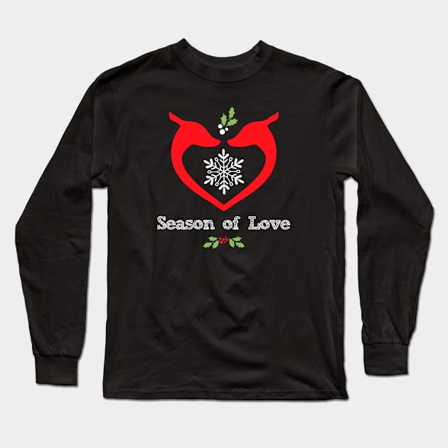 Cute Deer Christmas LGBTQ Lesbian Holiday Saying Long Sleeve T-Shirt by egcreations